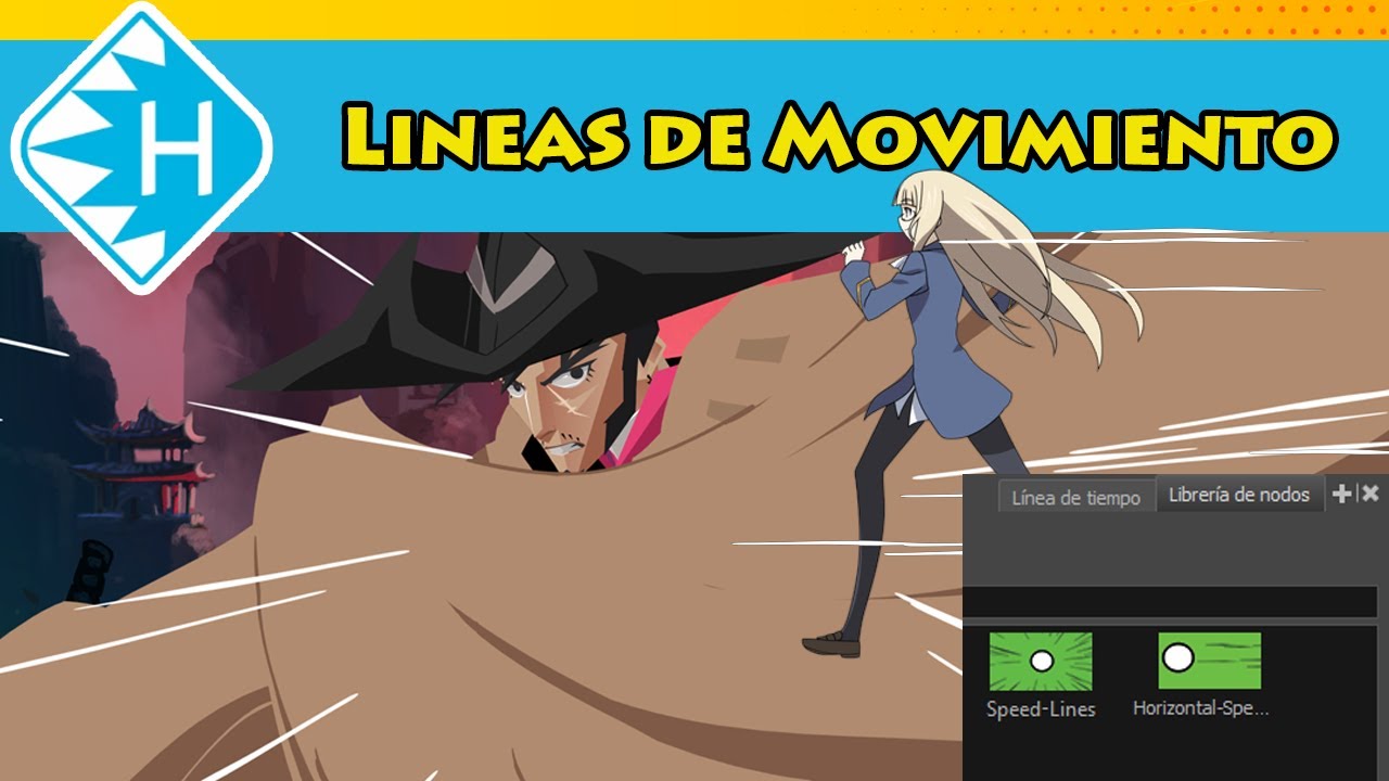 Lineas de Movimiento - Toon Boom - Nodo de Lineas de Movimiento de Acción