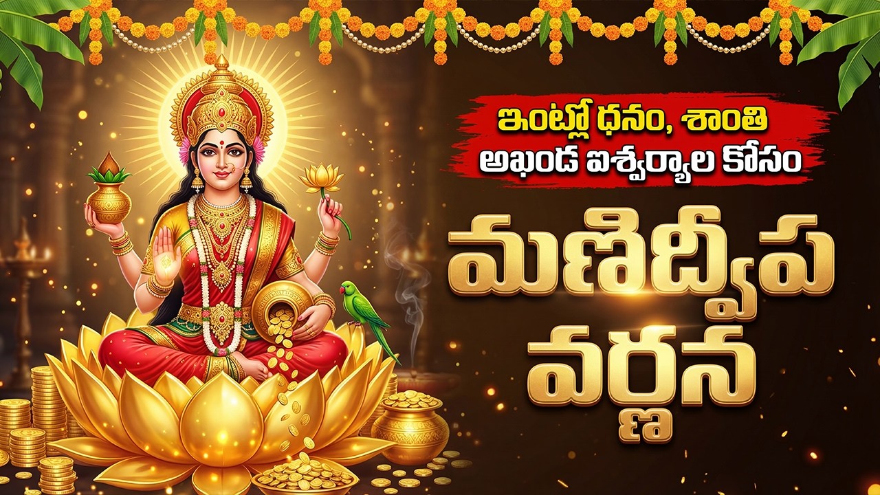 శుక్రవారం రోజు మణిద్వీప వర్ణన వింటే మహాలక్ష్మి కటాక్షం కలుగుతుంది | Manidweepa Varnana Full Telugu