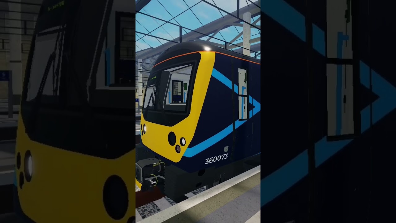 Class 360 departing Stepford Central