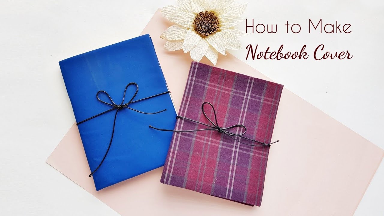 How To Make Re-Usable Notebook Covers / DIY Notebook Cover / DIY Magazine Cover
