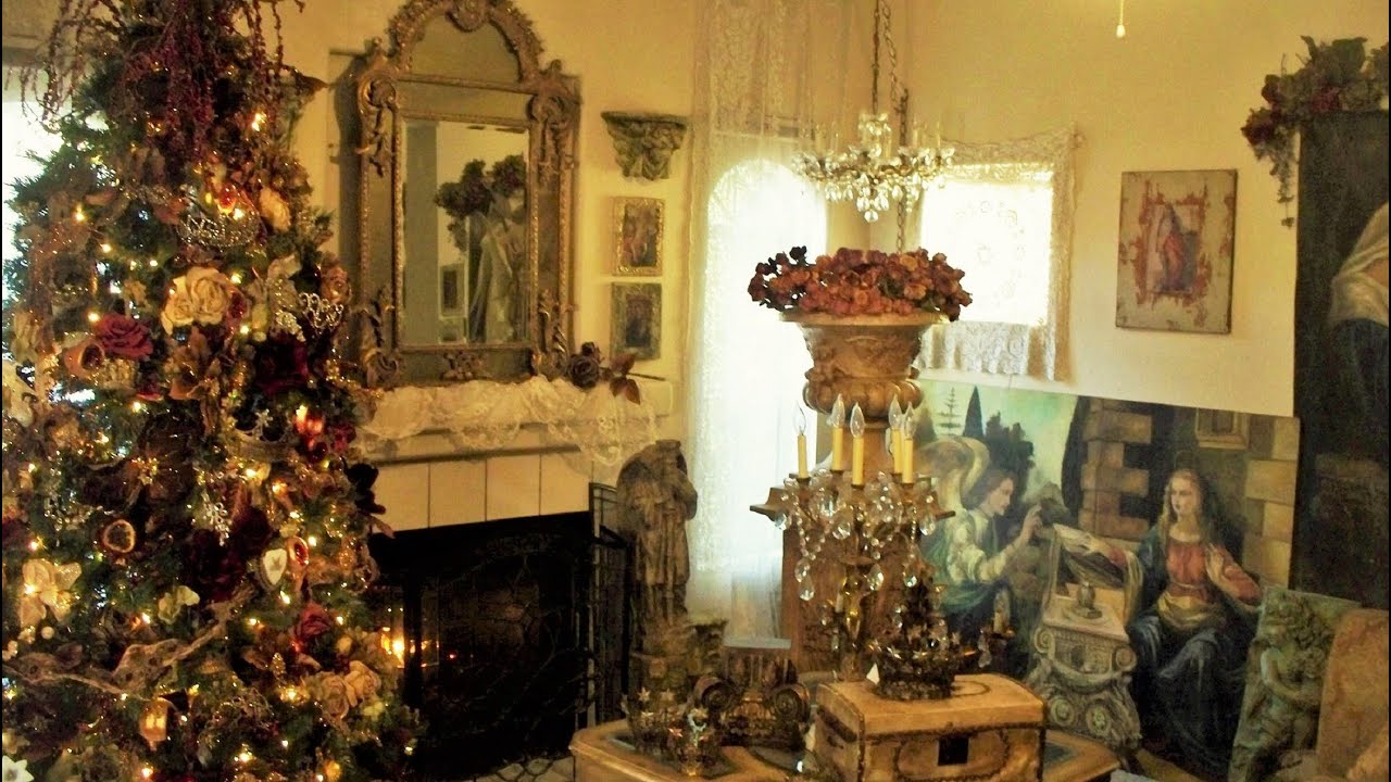 Old World Christmas Decor, Oil Paintings, & Automaton  by Corinne Layton 2021