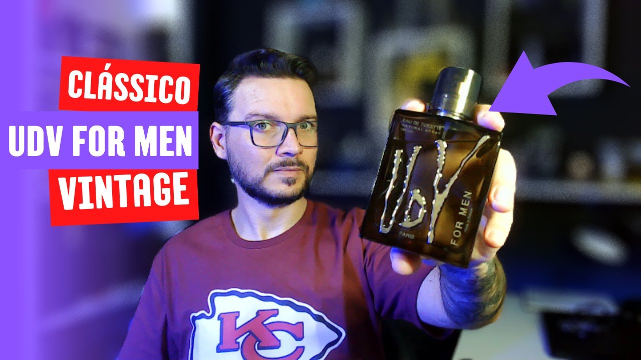 UDV FOR MEN um clássico perfume potente, masculino e amadeirado de verdade