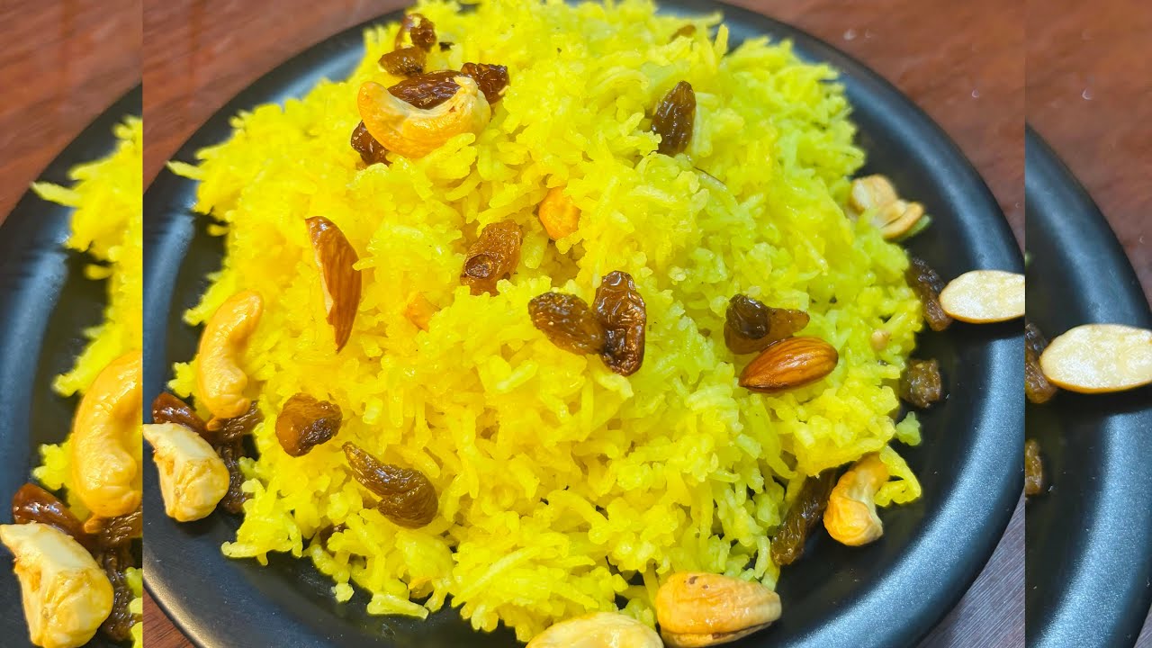 Kesariya bhaat ham aise banate hain 🥰