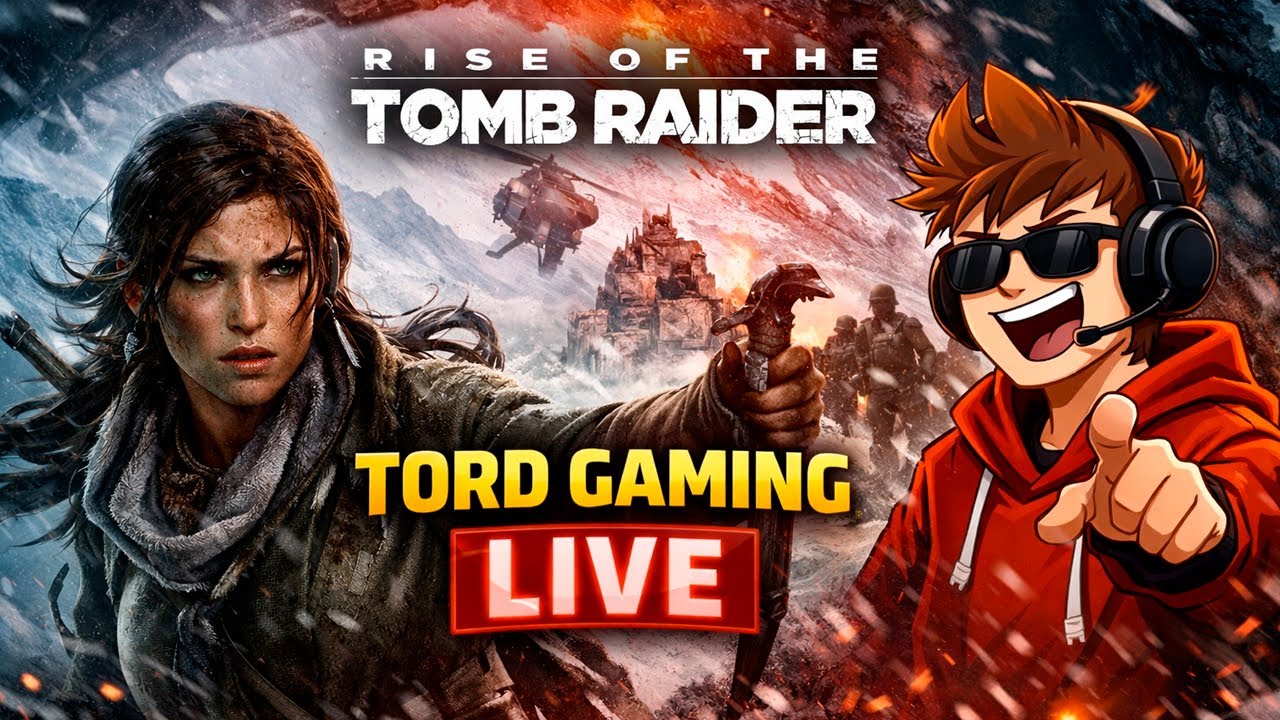Secrets, Survival & Combat ⚔️ | Rise of the Tomb Raider LIVE | Tord Gaming #live (Portrait)