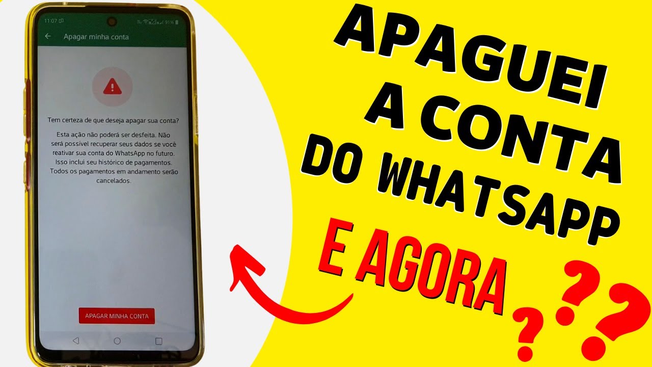 DESCUBRA O QUE ACONTECE QUANDO VOC&Ecirc; APAGA DEFINITIVAMENTE A CONTA DO WHATSAPP
