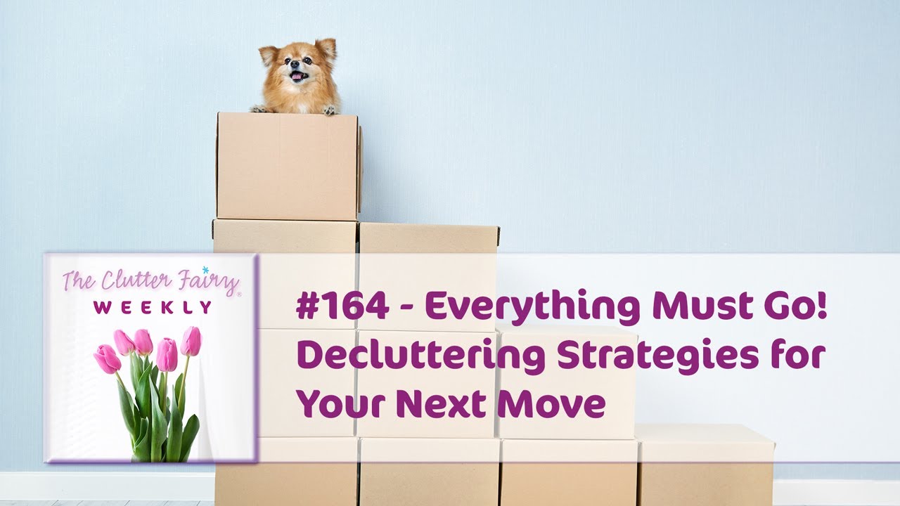 Everything Must Go! Decluttering Strategies for Your Next Move - The Clutter Fairy Weekly #164