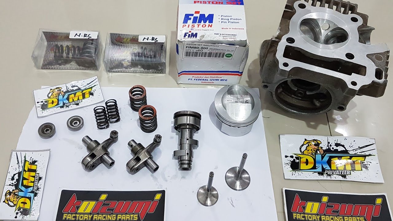 paket bore up head jupiter sleep engine 155cc tune up