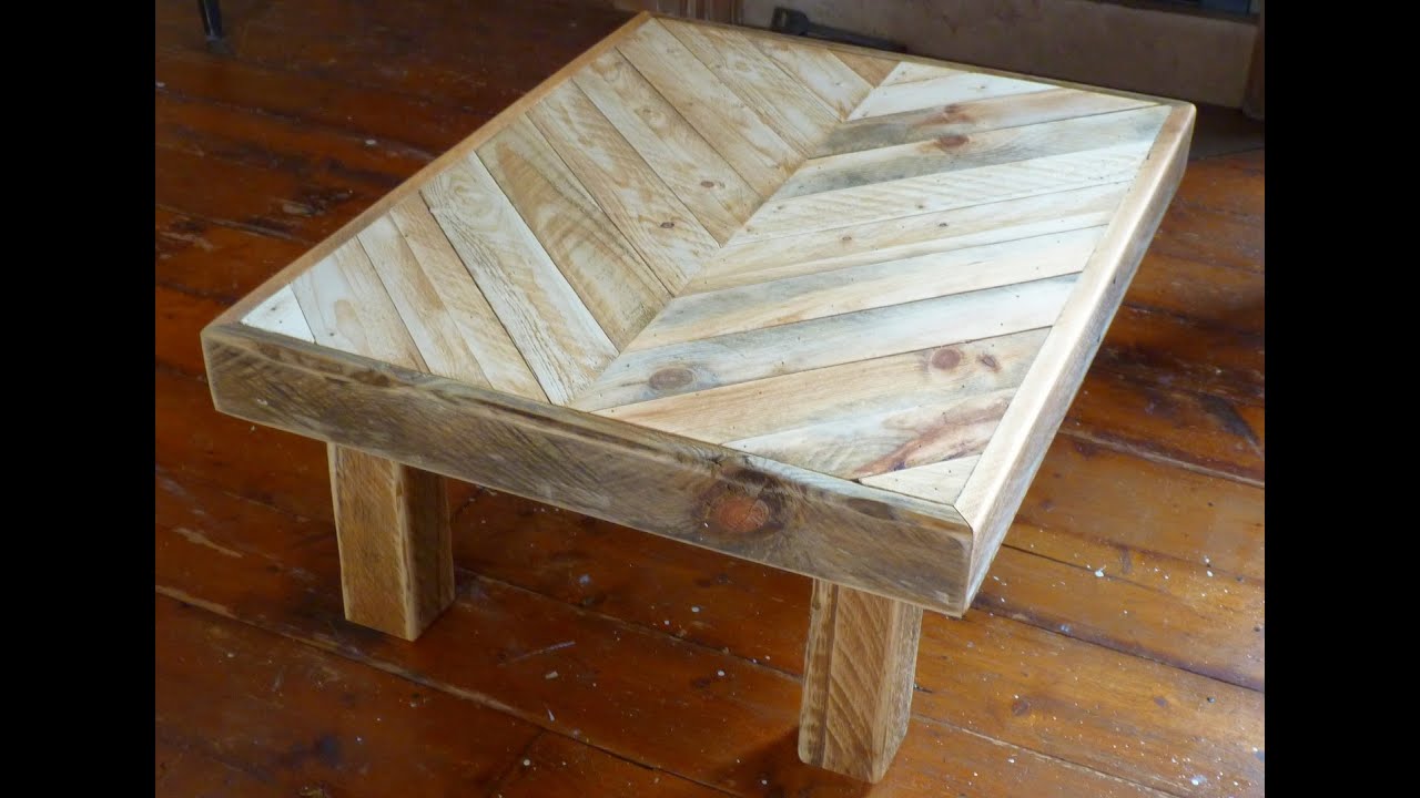Tweakwood: Making a coffee table out of recycled pallet wood