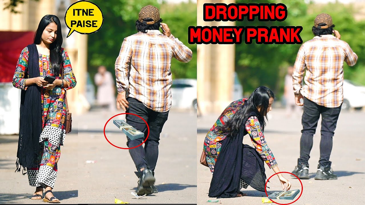 Dropping Money Prank | Humanitarians