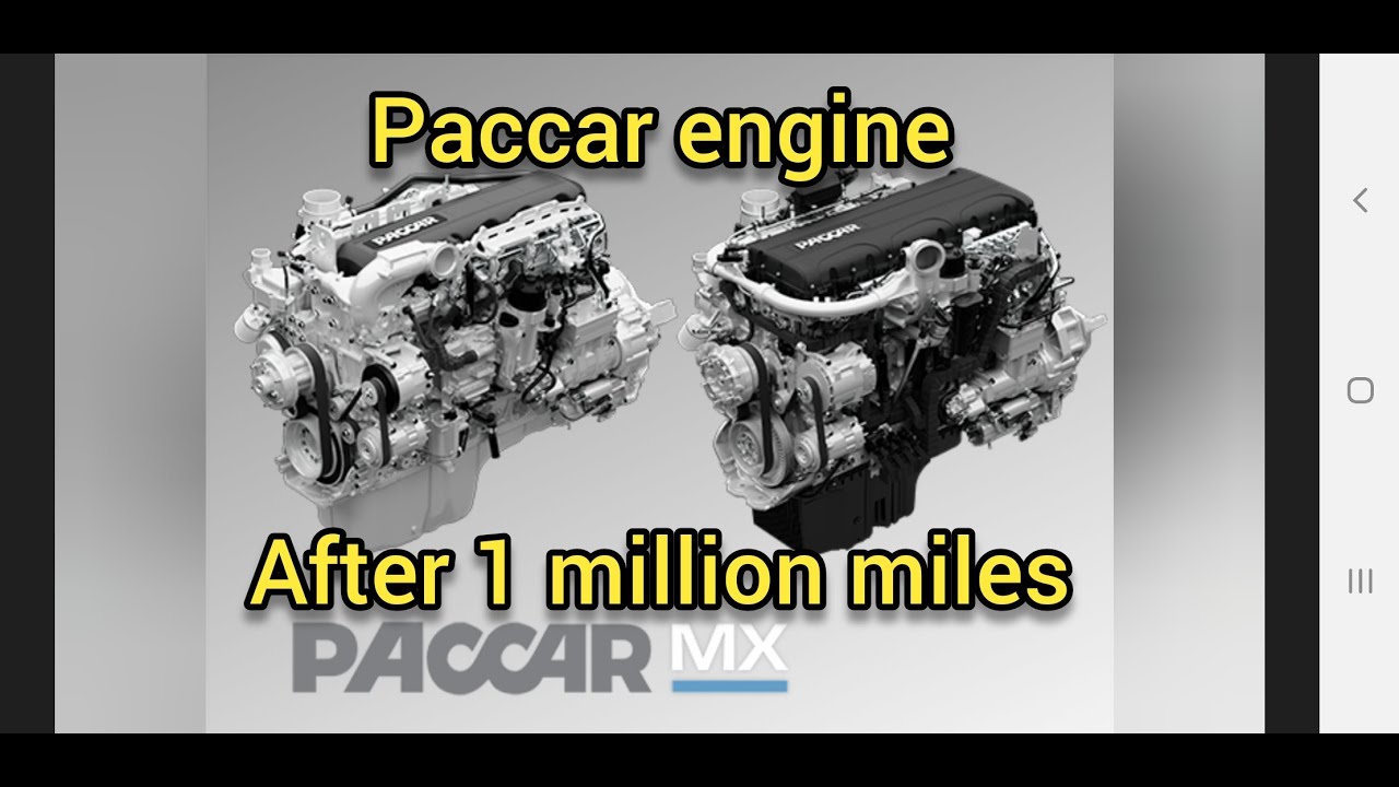 PACCAR engine review after 1 millon miles