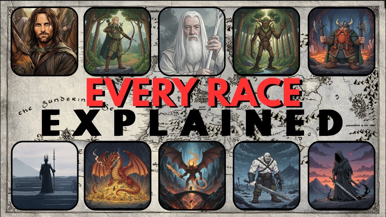 Every Race in Middle Earth Explained