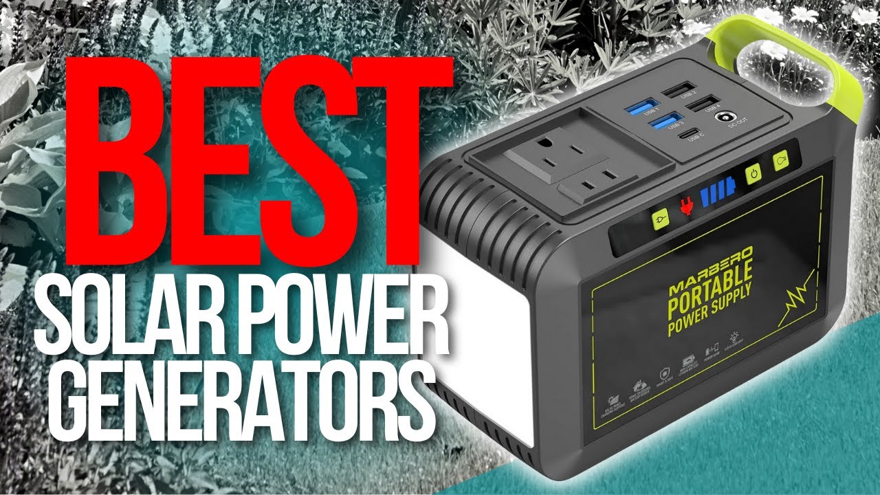 📌 Top 5 Best Solar Power Generators | Holiday BIG SALE 2023