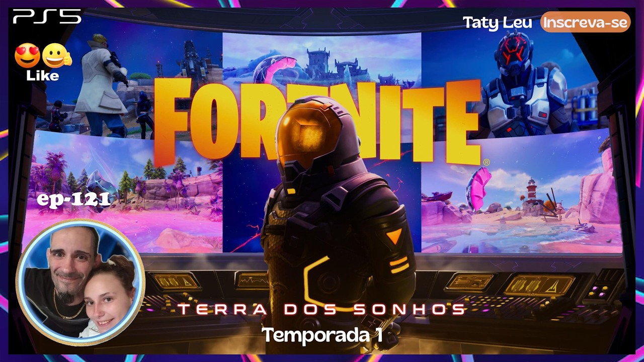 Fortnite - Capítulo Sete - Temporada 1 PS5 ep-121😊😉Ambos - Comédias Jogos