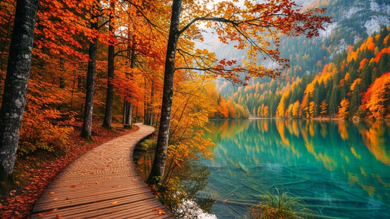 Calm Autumn Night 🍁 Beautiful Relaxing Music for Deep Sleep & Insomnia Relief
