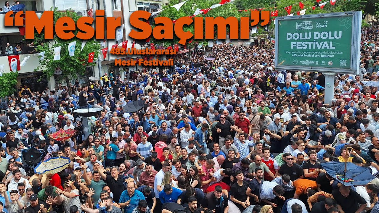 485.Mesir Macunu Festivali | Mesir Saçımı