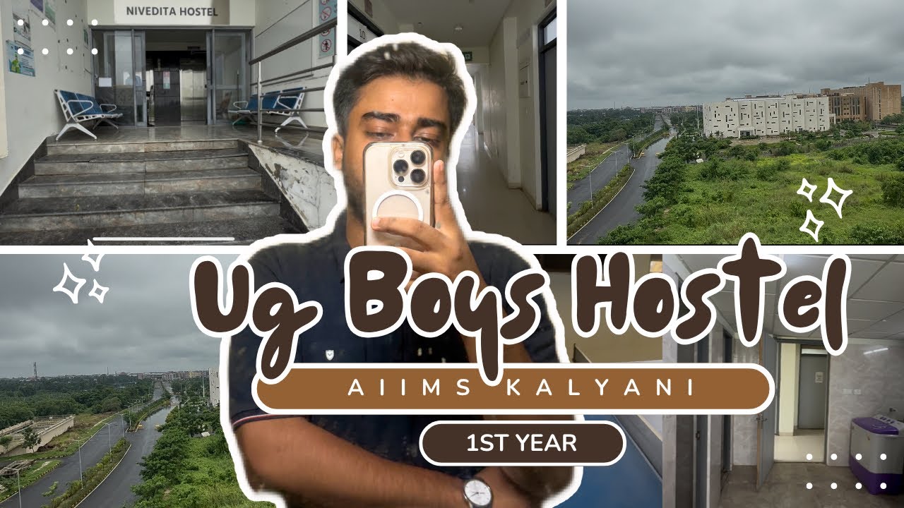 My Hostel Vlog | AIIMS Kalyani 1st Year UG *BOYS Hostel* ✨ Single room 😱