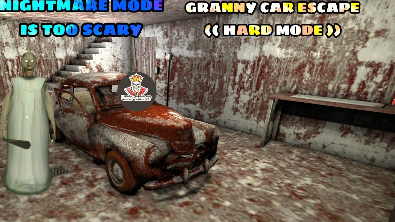 GRANNY CAR ESCAPE (( HARD MODE + DARK MODE + NIGHTMARE MODE )) II Daksh Gaming yt