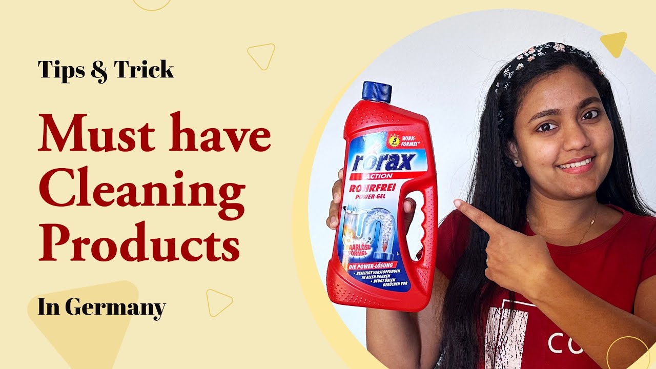 Must have Cleaning Products for German home #lifeingermany #germanvlog #malayalamvlog