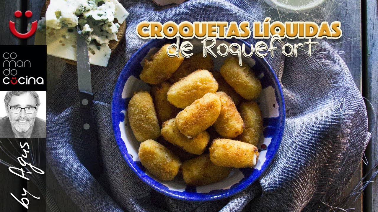 CROQUETAS LÍQUIDAS DE ROQUEFORT :: Comando Cocina