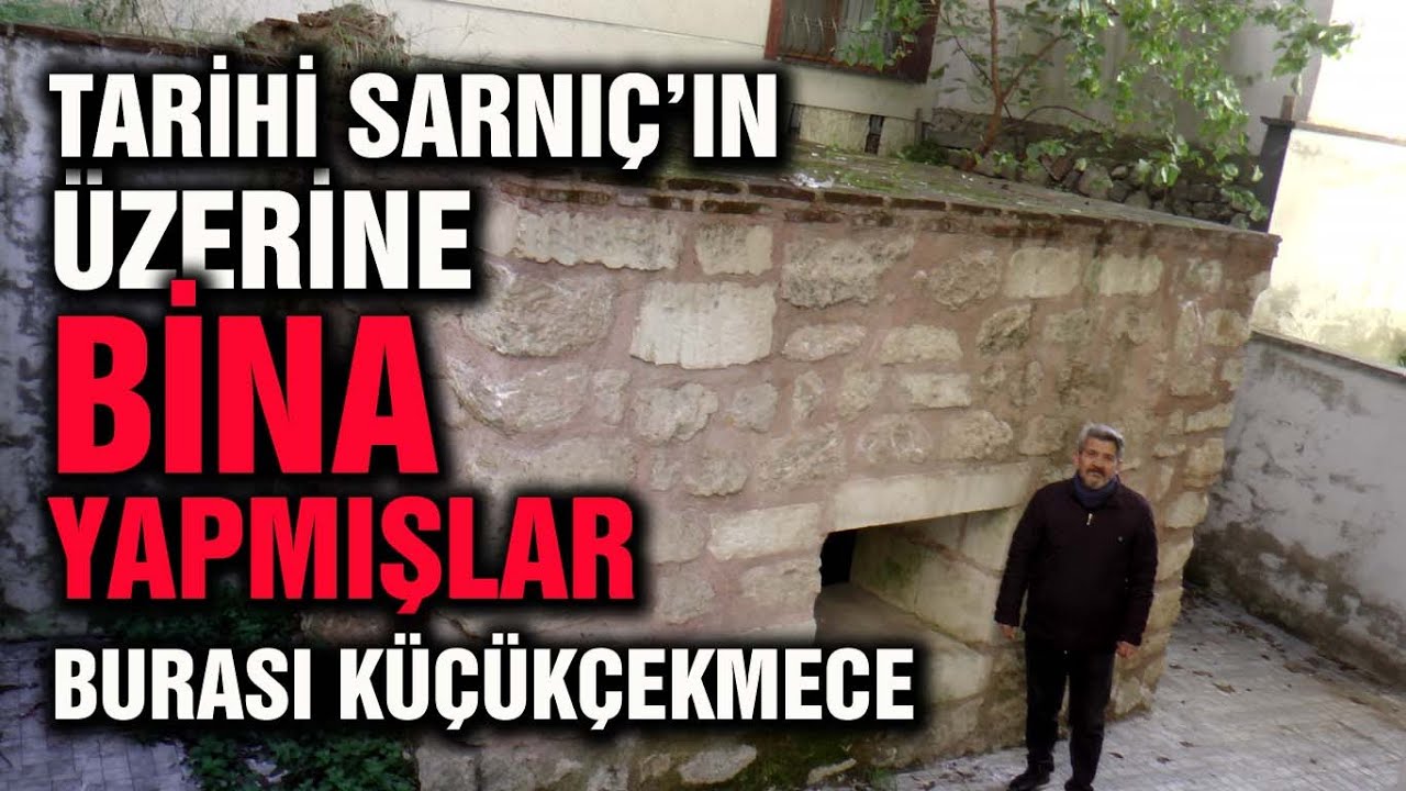 KÜÇÜKÇEKMECE'DE GİZLİ SU SARNICI...ÜZERİNE BİNA YAPMIŞLAR...#Küçükçekmece #sarnış #tarih #arkeoloji
