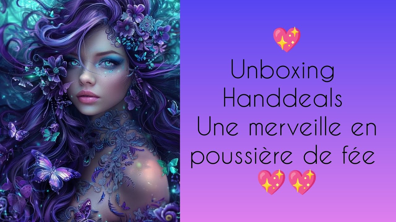 💖 #unboxing #diamondpainting #handdeals 💖#peinturediamant poussière de fée 💖