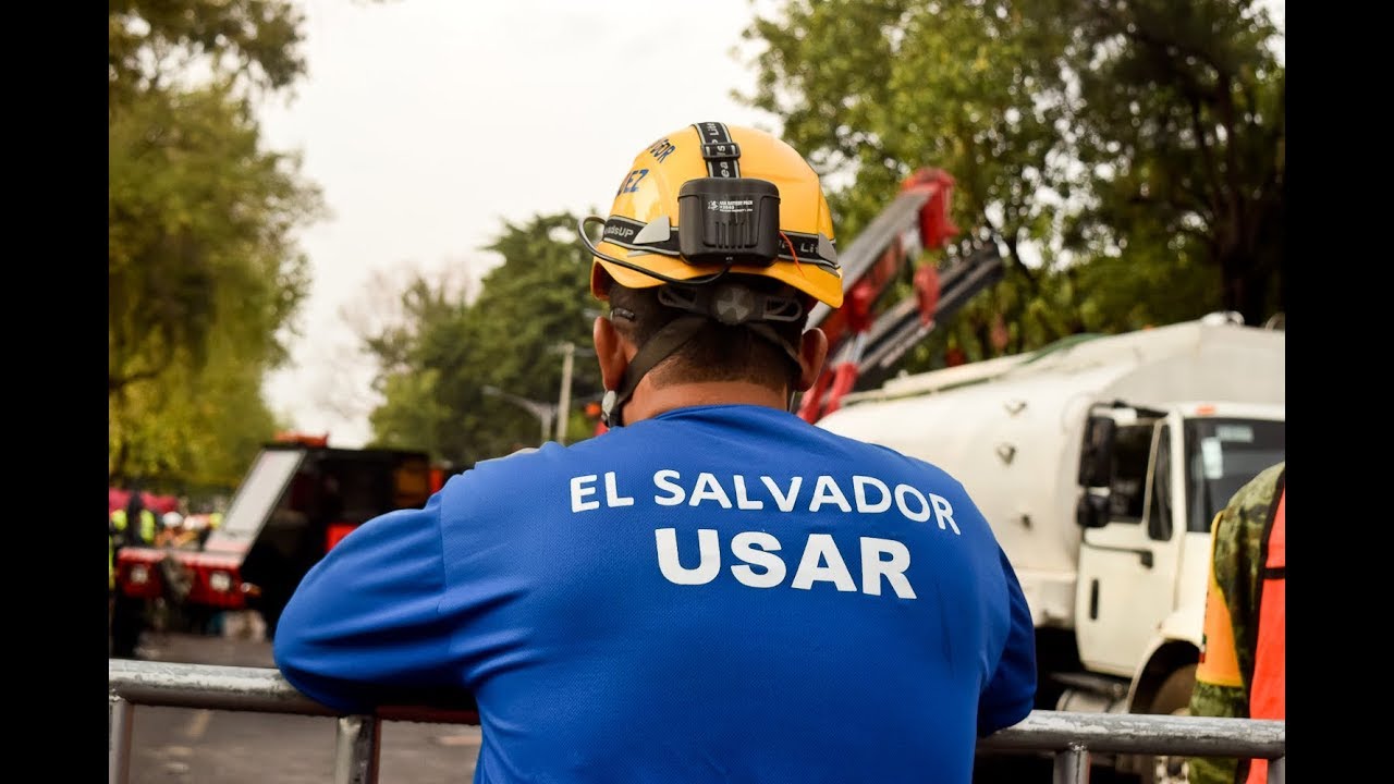 Misión de rescatistas USAR-El Salvador en Ciudad de México