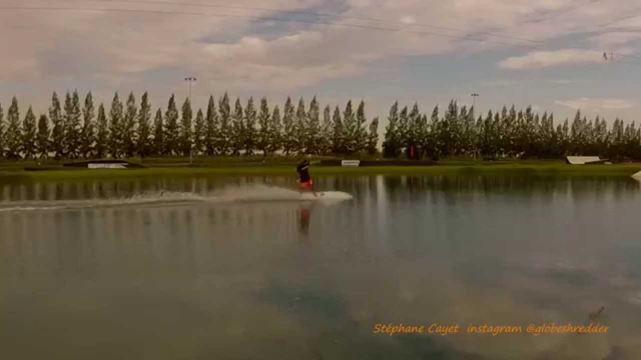 Thai wake park: edit Stephane Cayet wakesports rider. Season 2014