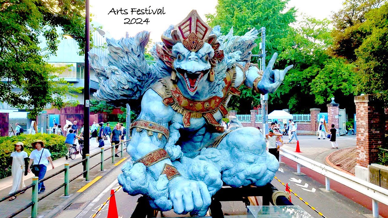 4K60 [Фестиваль искусств] Школьный фестиваль Токийского университета искусств 2024 Токио, Япония