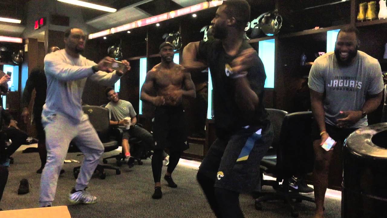 Jaguars take on Running Man Challenge
