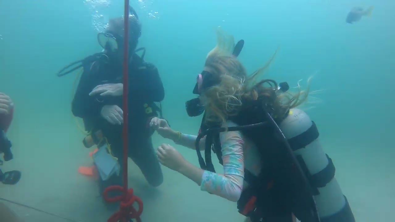The Dive Girls Performing their Open Water Skills for SCUBA Certification