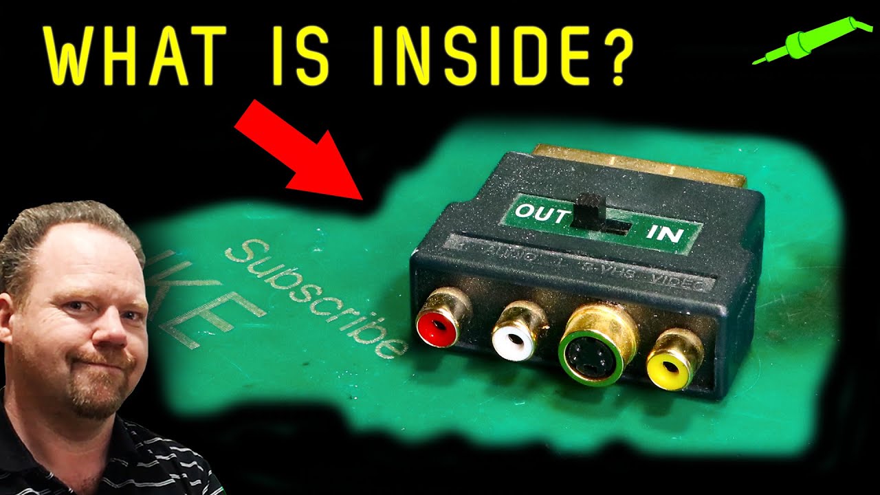 🔴 What Is Inside ? - SCART To RCA Adaptor - No.1101