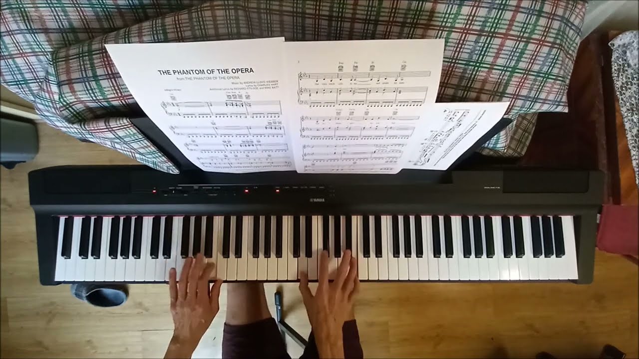 The phantom of the opera - Andrew Lloyd - Free piano version