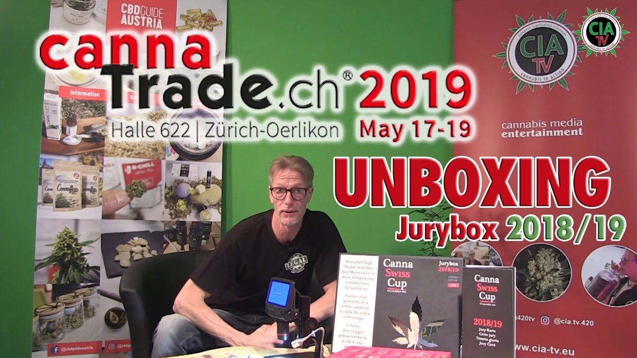 UNBOXING Jurybox - Canna Swiss Cup 2019  - Cannatrade in Z&uuml;rich