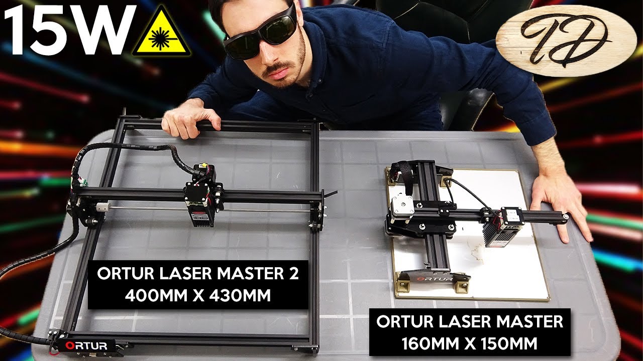 Gravure et découpe avec un laser 15W! Test du Ortur Laser Master et Laser Master 2