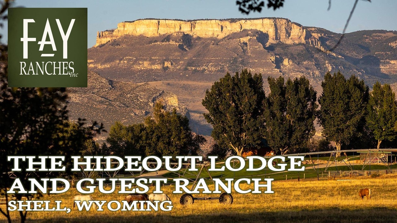 Роскошное гостевое ранчо на продажу | The Hideout Lodge & Guest Ranch | Шелл, Вайоминг