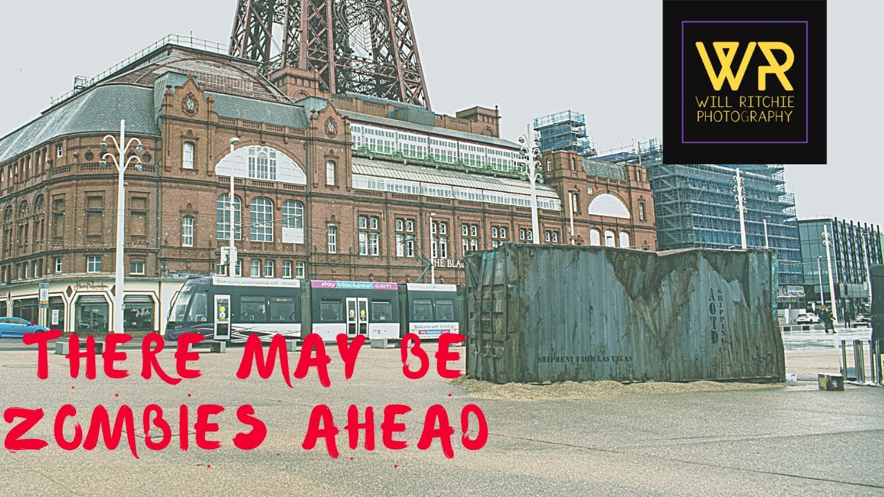 There may be Zombies ahead Army of the Dead Promo in Blackpool 20 05 2021