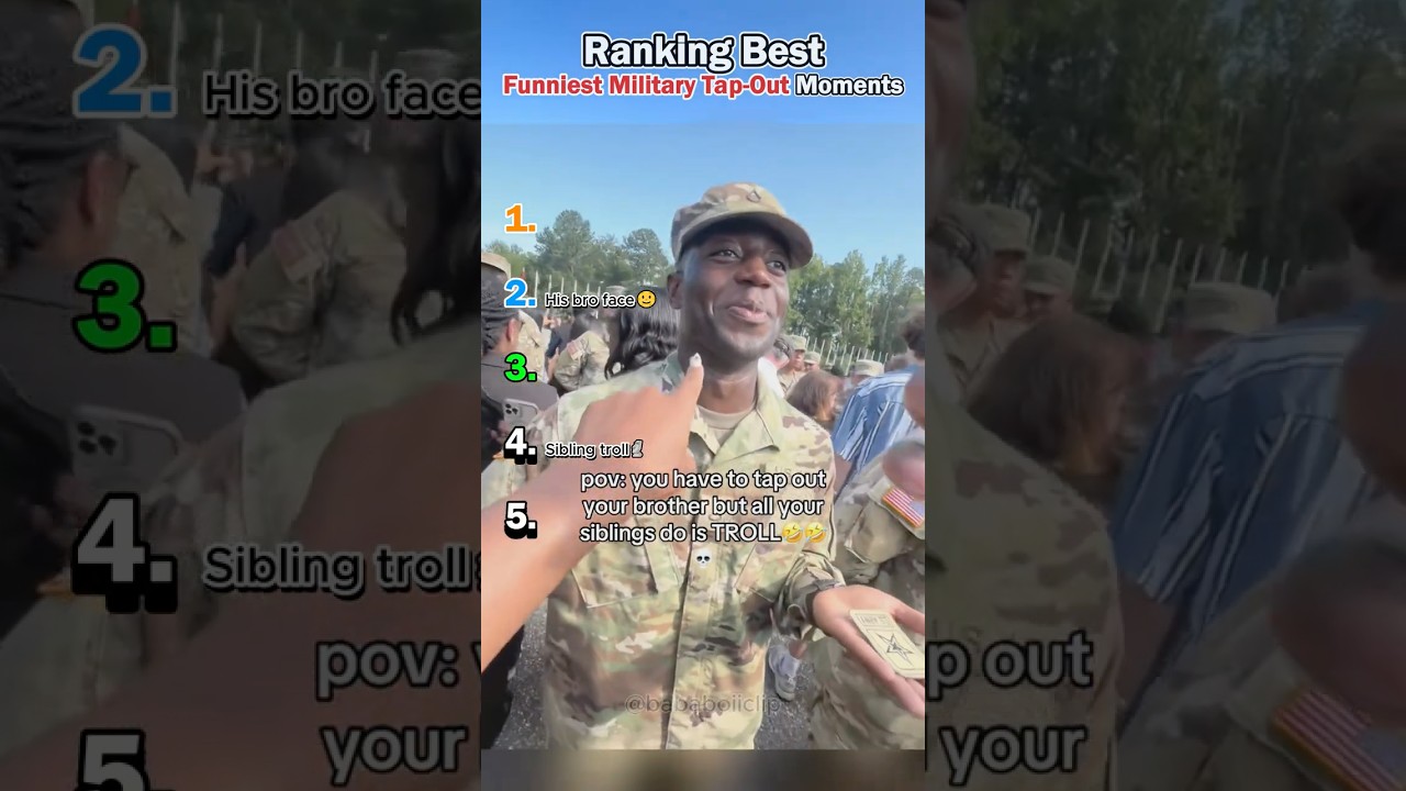 Ranking Best Funniest Military Tap Out Moments 🎖️