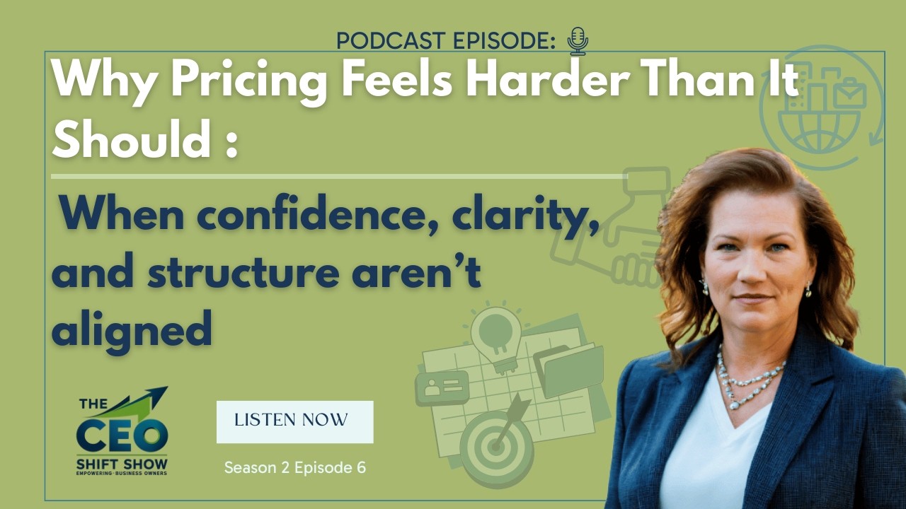 Why Pricing Feels Harder Than It Should:When confidence, clarity, and structure aren’t aligned | 2:6