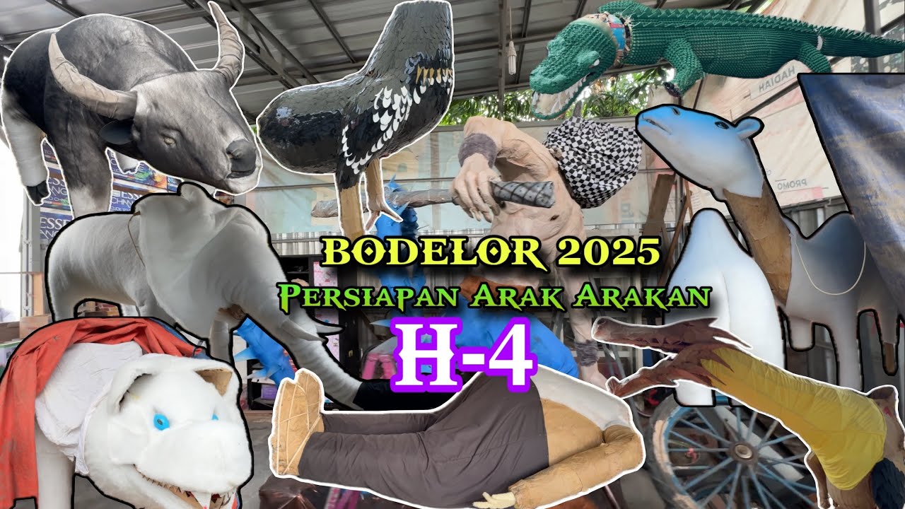 Persiapan H-4 Arak Arakan Desa BODELOR 2025