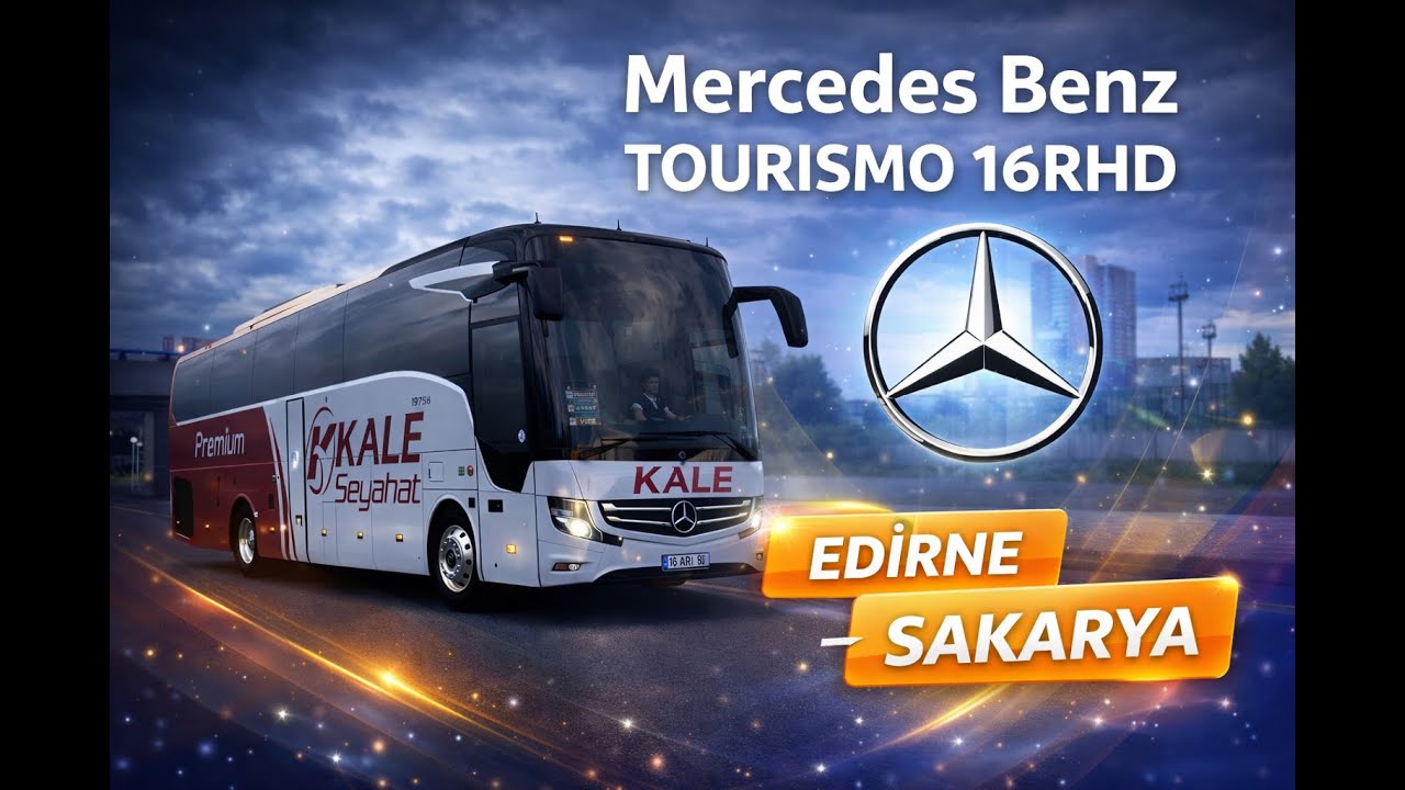 ETS 2 TÜRKİYE MERCEDES BENZ TOURİSMO 16 RHD [ MİRRORCAM'Lİ YOLCULUK ] [ EDİRNE - SAKARYA ]