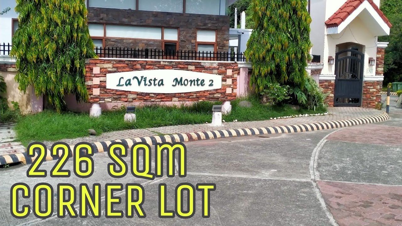 CORNER LOT For Sale at La Vista Monte. Matina, Davao City