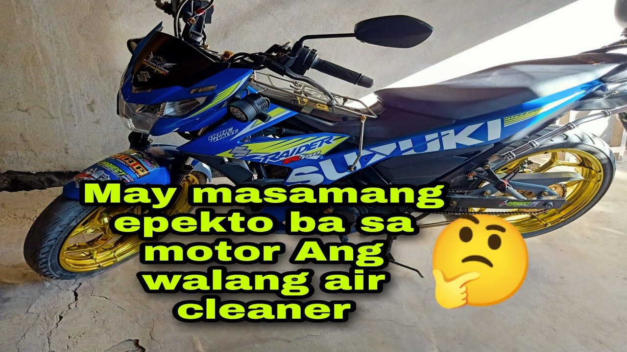May masamang epekto ba sa motor ang walang air cleaner