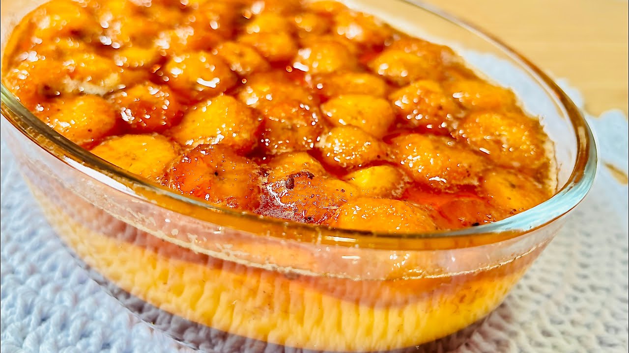 sobremesa ANTIGA que faz sucesso até hoje |SEM LEITE CONDENSADO |sobremesa com banana#receitas