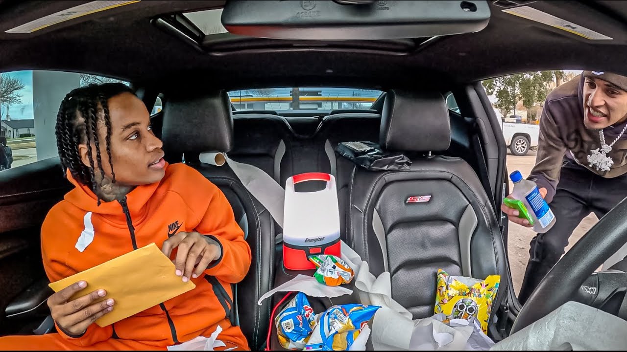 TRASHING Jordan Brand NEW CAR To See His Reaction..