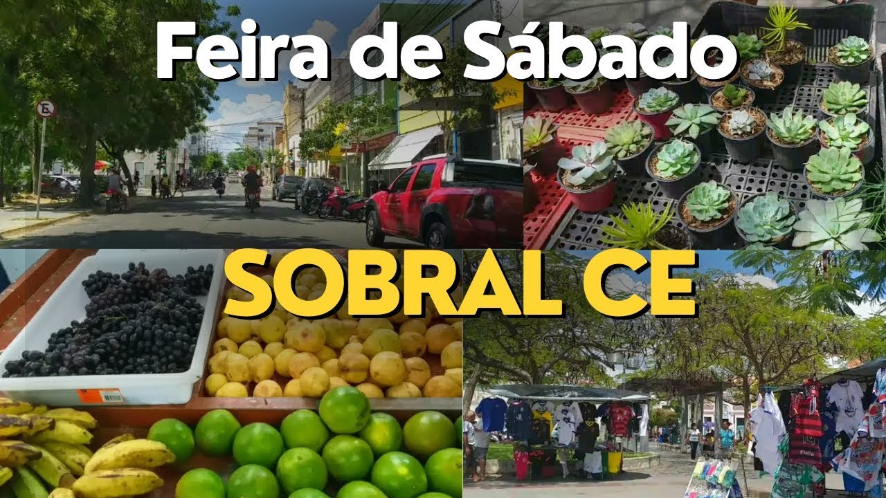 Feira de sábado no centro de SOBRAL-CE -13/08/22