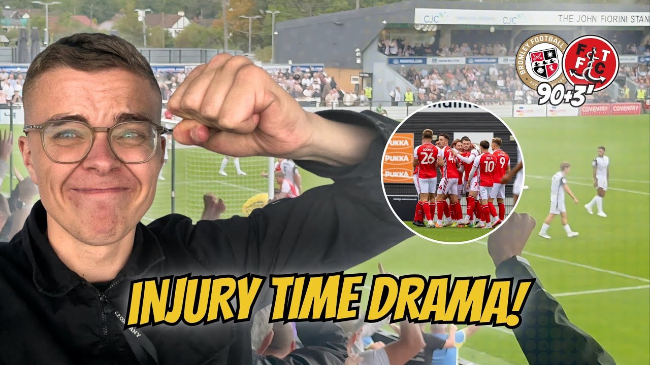 90+3’ MINUTE EQUALISER KEEPS FLEETWOOD UNBEATEN! | BROMLEY 2-2 FLEETWOOD TOWN VLOG