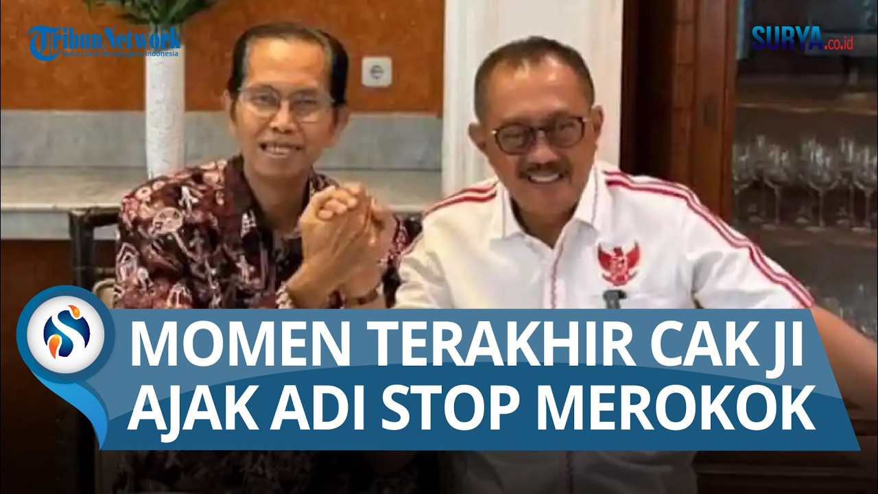 Ketua DPRD Surabaya Wafat: Momen Terakhir Cak Ji Ledek Adi untuk Berhenti Merokok