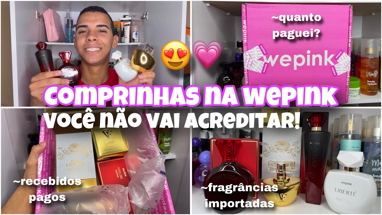 TESTEI 4 PERFUMES DA WEPINK E UM VIROU MEU VÍCIO 😍💗| chegou muito rápido!