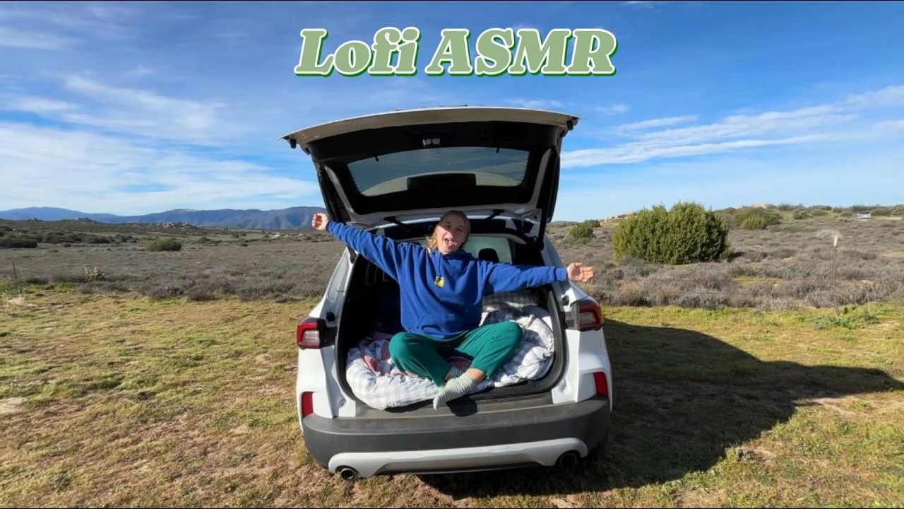 Car Camping Tour + Desert Hiking (ASMR)  🌵🚙