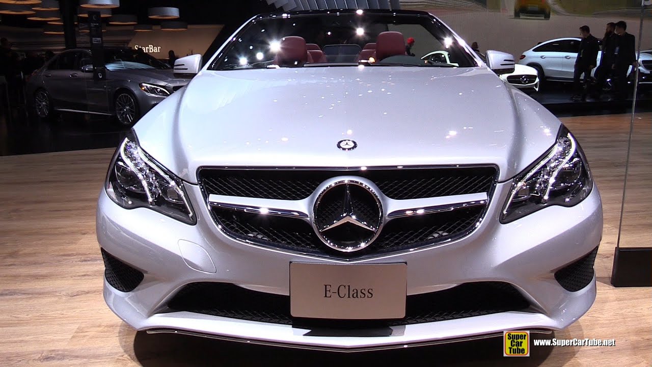 2015 Mercedes Benz E Class E400 Cabriolet - Exterior and Interior Walkaround -2015 Detroit Auto Show